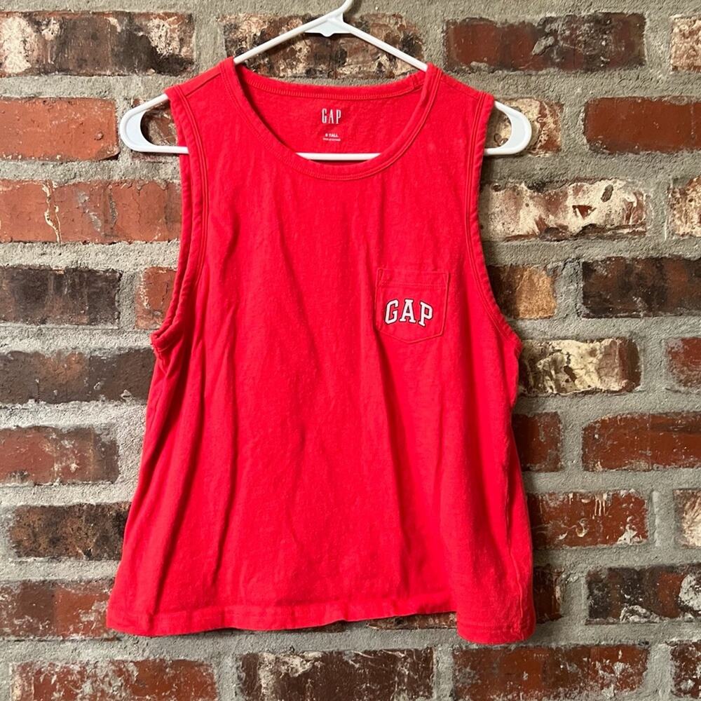 T258 Gap Red Tank Top